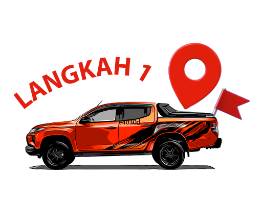 Mengembara dan selesaikan misi Triton Juara Mengembara dalam trak pikap Mitsubishi Triton anda