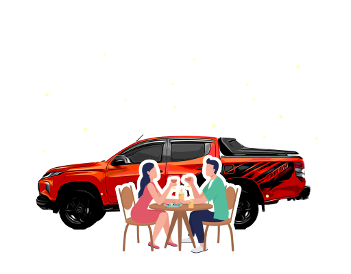Sediakan makan malam bersama lilin di sebelah Triton anda